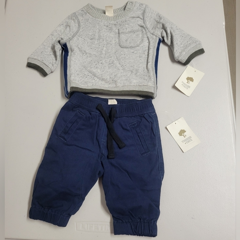 NWT Tucker + Tate 2 Piece Set- 3M (Boys).